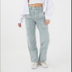 Urban Outfitters 
BDG Ray High-Waisted Carpenter Jean size 33 waist Gently worn